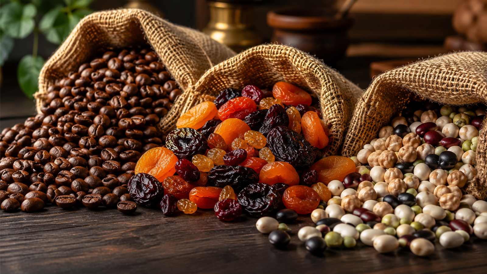 Coffee and Dried Fruits